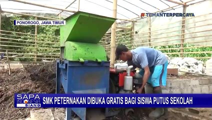 Sebuah Yayasan di Ponorogo Buka SMK Peternakan Gratis