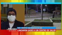 Denuncian que gases lacrimógenos llegaron hasta el interior del Hospital San Francisco de Asís afectando a los pacientes internados