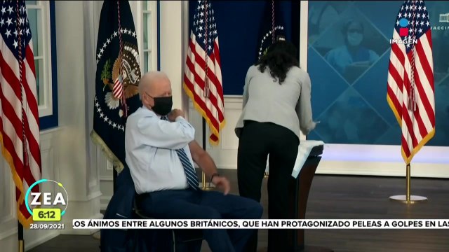 Joe Biden recibe la tercera dosis de la vacuna Pfizer