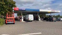 Hartlepool's petrols stations on the morning of September 28