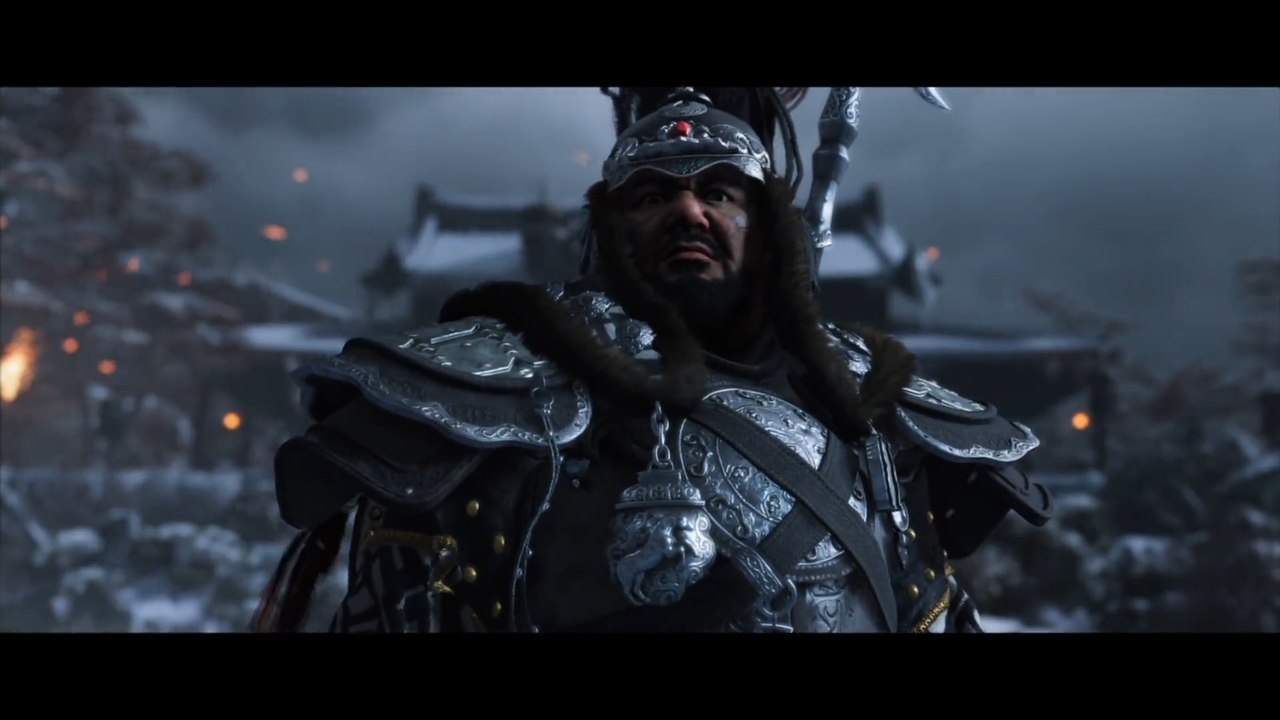 Ghost of Tsushima: Duel against the Mongol horde boss, Khotun Khan