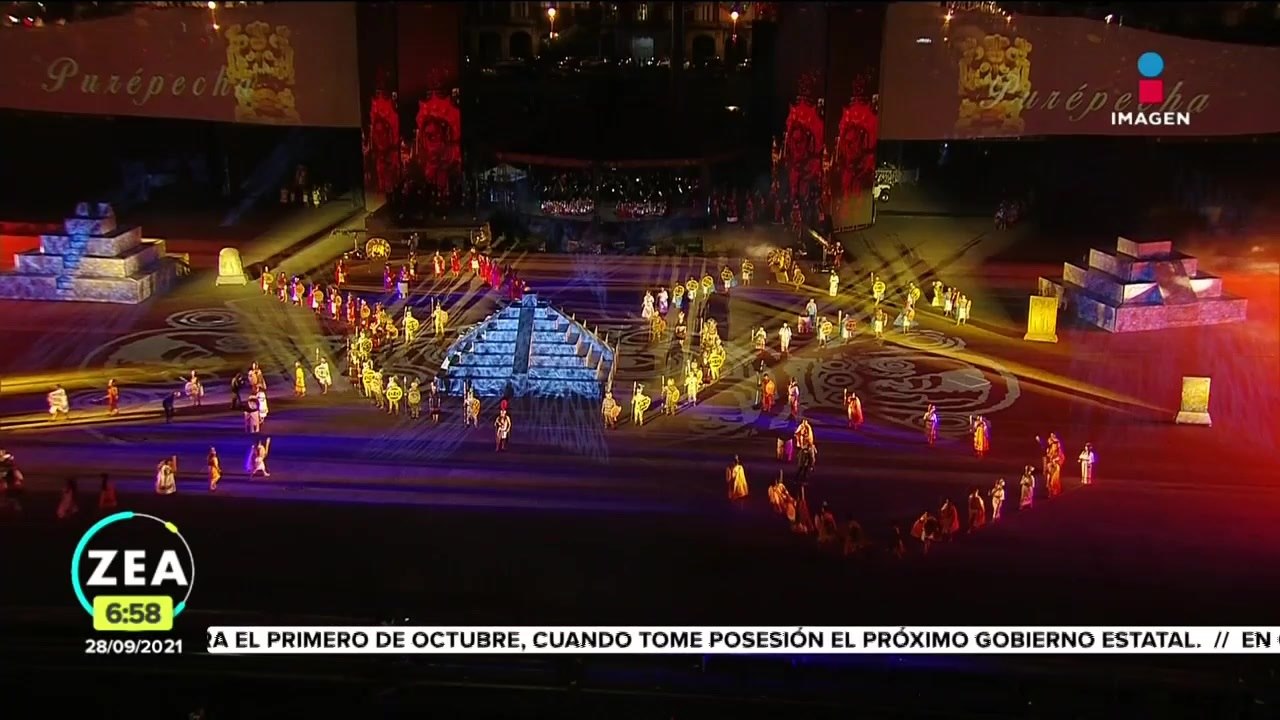Así se festejaron los 200 años de la Consumación de la Independencia en el Zócalo