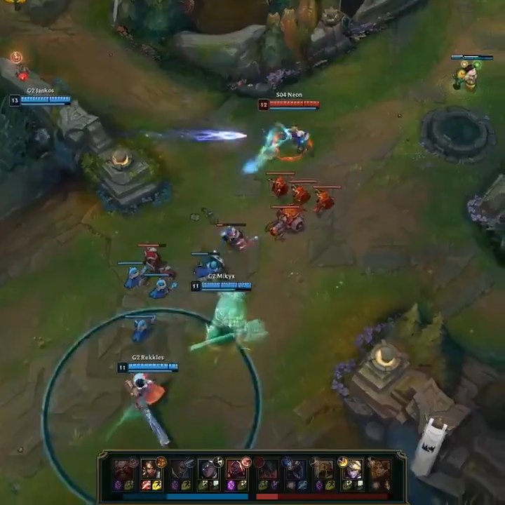 LoL: G2 Esports improvisa con una jugada de cerebro galaxia imposible en competitivo