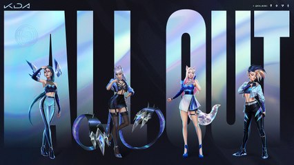 League of Legends: K/DA's album "All Out" is coming soon