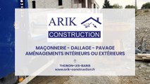 ARIK CONSTRUCTION, maçonnerie, dallage et pavage à Thonon-les-Bains.
