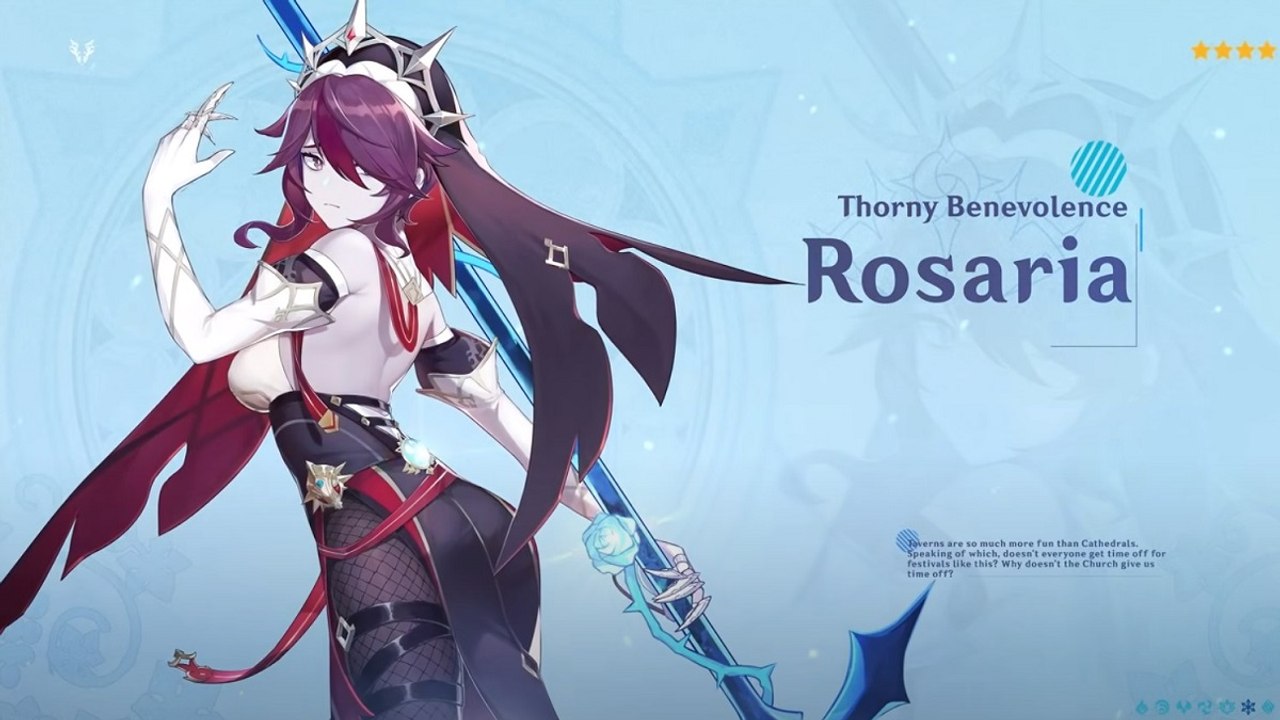 Genshin Impact: ¡Rosaria llega en la actualización de la versión 1.4, y Venti le acompaña!