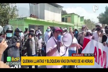Paro de 48 horas: huanuqueños exigen salida del gobernador regional por presunta corrupción