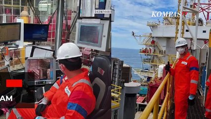 Potret Ahok Kunjungi Rig Tasha di Wilayah Kerja Blok Mahakam