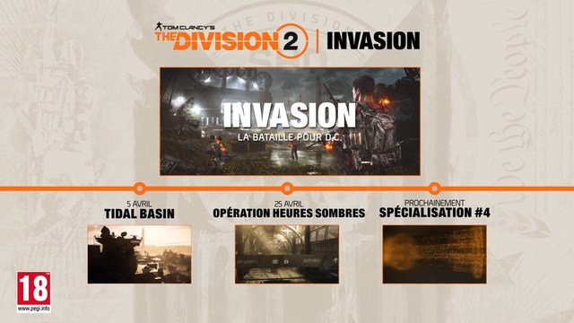 The Division 2, patch 05/04 : exotiques, World Tier 5, Tidal Basin