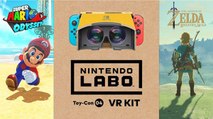 Nintendo Switch Toycon VR : Zelda BOTW et Mario Odyssey compatibles