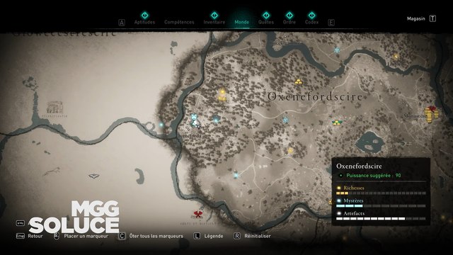 Assassin's Creed Valhalla: All Oxenefordscire Artifact locations