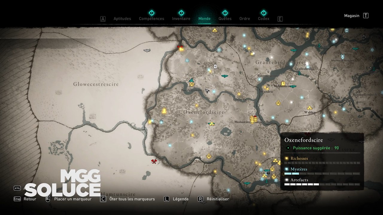 Assassin's Creed Valhalla: All Oxenefordscire Artifact locations