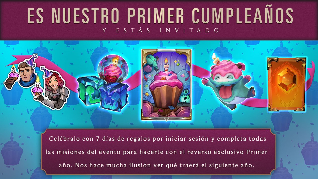 Legends of Runeterra: Notas del parche 2.6.0. Comienza la celebración del cumpleaños del juego