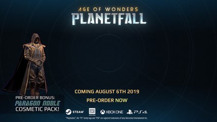 E3 2019 : Age of Wonders: Planetfall, Trailer
