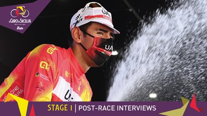 Il Giro di Sicilia EOLO 2021 | Stage 1 | Molano Benavides Interview post race