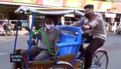 Viral Sosialisasi Operasi Patuh, Kapolres Gayuh Becak