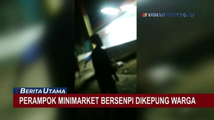 Panik Dikepung Warga, Komplotan Perampok Minimarket Lepaskan Tembakan!