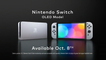 Nintendo unveils new Switch model, releasing in October