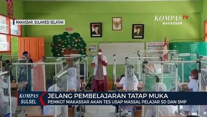 Jelang Pembelajaran Tatap Muka Pemkot Makassar Akan Tes Usap Massal Pelajar SD Dan SMP