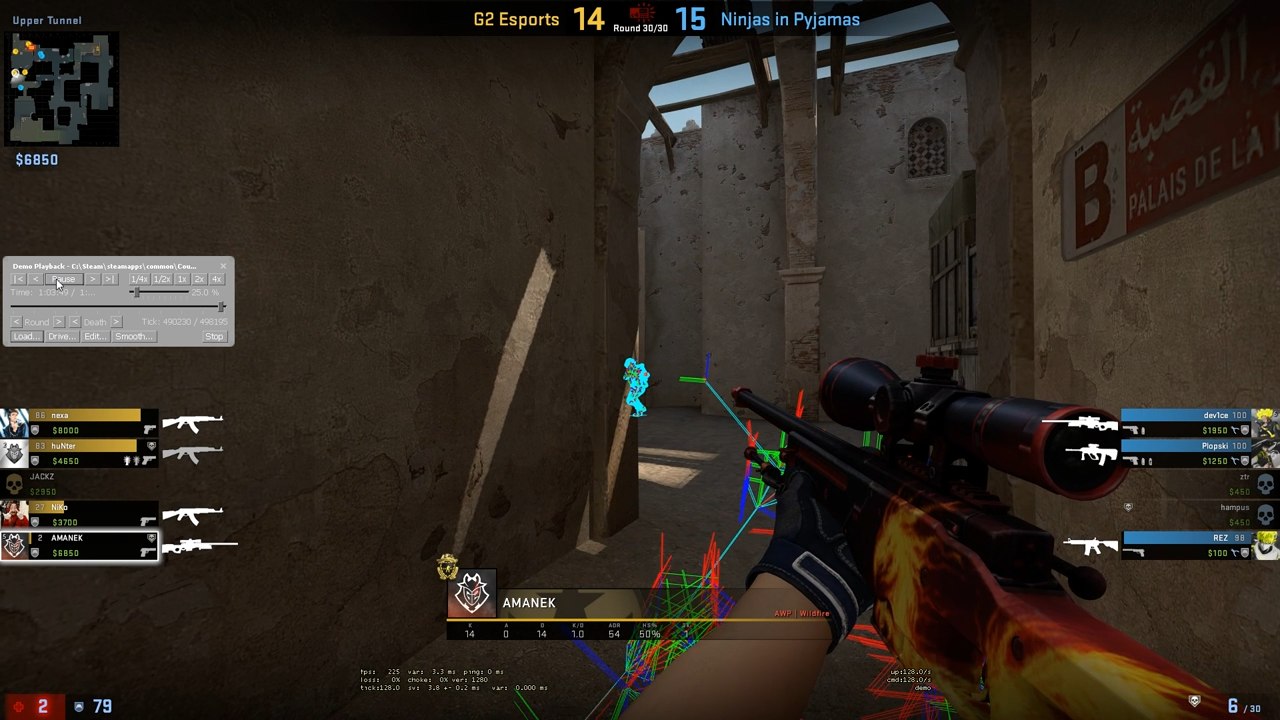 CSGO: Un fallo ya anunciado por la comunidad aparece en competitivo y castiga a G2 Esports