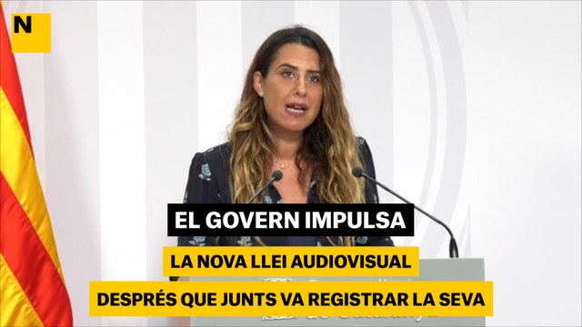 El Govern impulsa la nova llei audiovisual després que Junts va registrar la seva