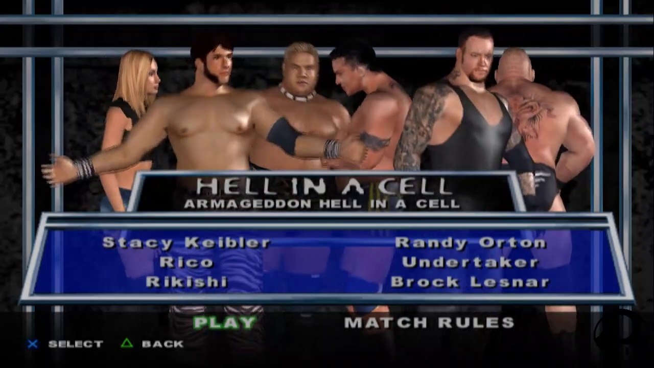 HCTP Stacy Keibler(ovr 100) vs Rico vs Rikishi vs Randy Orton vs Undertaker vs Brock Lesnar