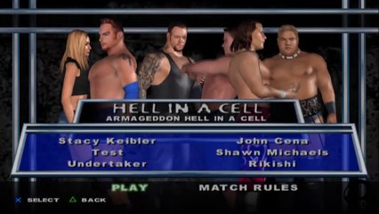HCTP Stacy Keibler(ovr 100) vs Test vs Undertaker vs John Cena vs Shawn Michaels vs Rikishi