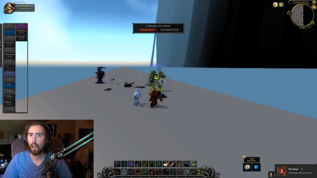 WoW : Un Maître de jeu est apparu et a tué Asmongold sur l'Alpha alors qu'il "explorait"