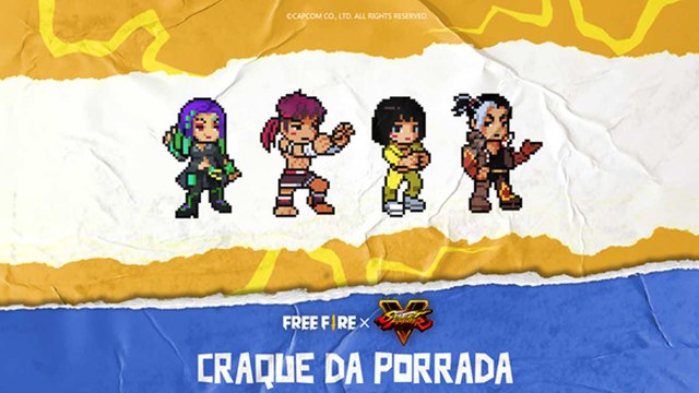 Free Fire: Craque da Porrada es el nuevo juego online gratuito del evento con Street Fighter