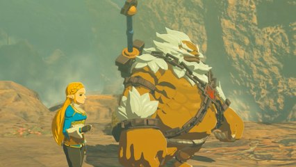 Zelda Breath of the Wild DLC 2 - Goron : Boss + Cutscene