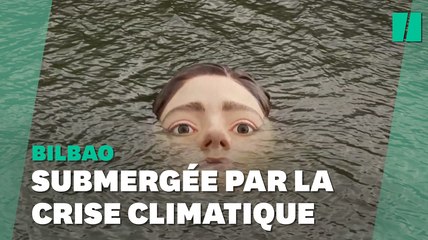 À Bilbao, cette sculpture interpelle les habitants sur la crise climatique