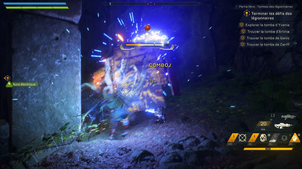 Guide Anthem : combo, combos, explications