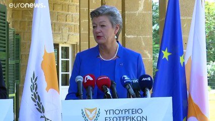 Στην Κύπρο η Επίτροπος Ίλβα Γιόχανσον- Στην ατζέντα θέματα μετανάστευσης