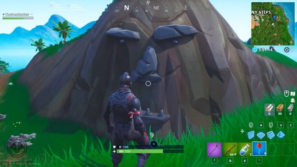 Fortnite : visiter un visage géant dans le désert, la jungle, et la neige