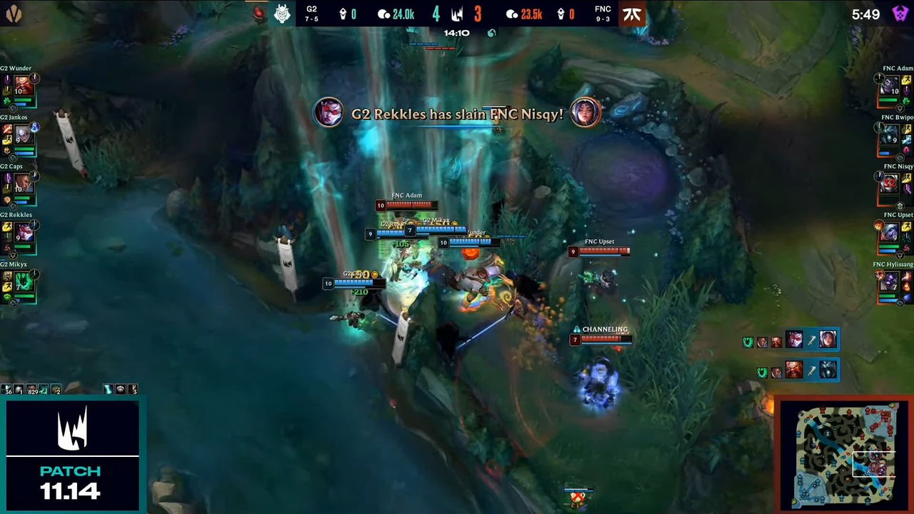 LoL: Este fue el misterioso bug que paralizó el partido de Fnatic y provocó polémica con G2 Esports