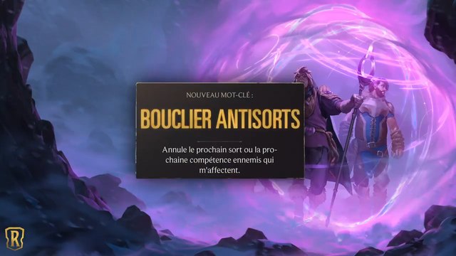 Legends of Runeterra - LoR : Targon bouclier antisorts, spellshield, Appel de la Montagne, extension