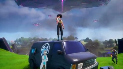 Fortnite: Baila en un platillo abductor o como pasajero en un platillo, desafío Semana 9