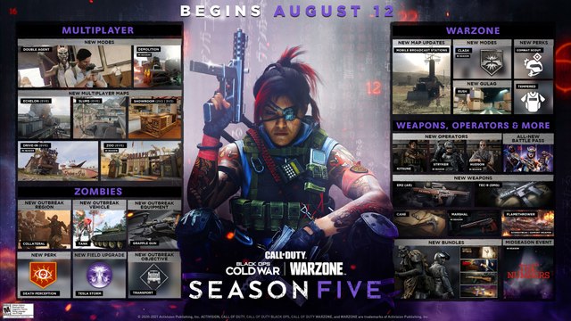 Warzone y Black Ops Cold War Temporada 5: Fecha oficial y todas las novedades para Call of Duty