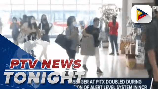 Number of passengers at PITX doubled during pilot implementation of alert level system in NCR | via @PTVKarenVillanda