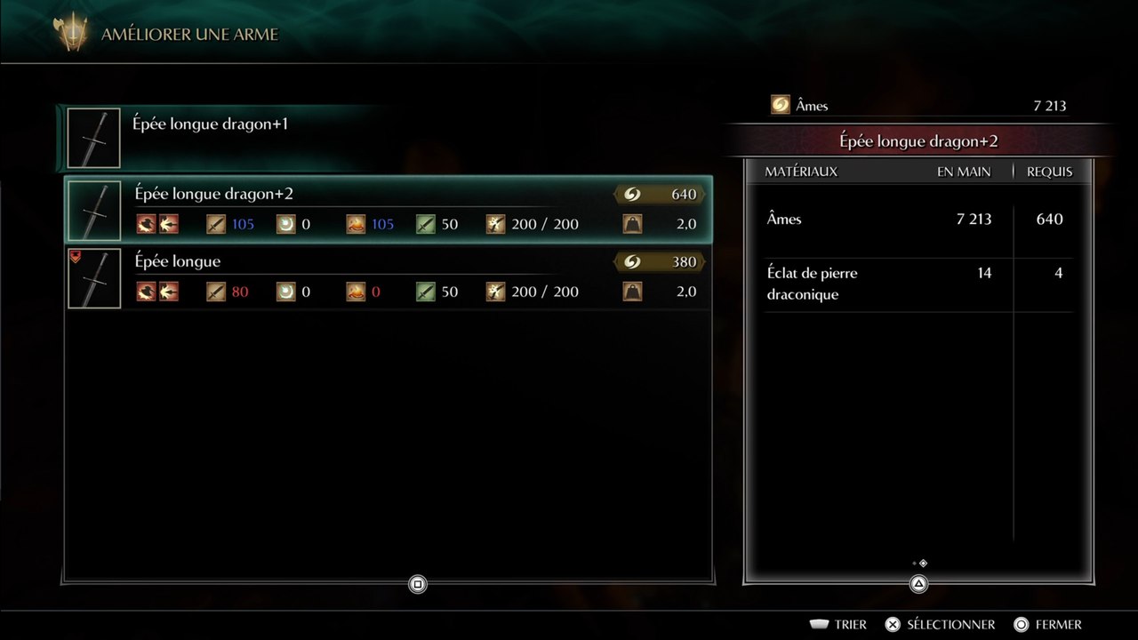 Pierres d'amélioration d'armes : Guide Demon's Souls PS5