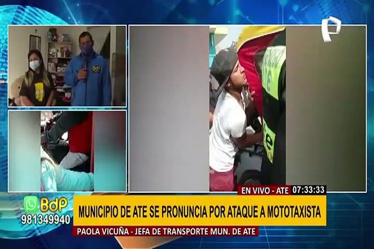 Municipalidad de Ate se pronuncia sobre presunta agresión a mototaxista por fiscalizadores