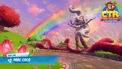 Défi lettres CTR - Parc Coco : guide Crash Team Racing Nitro-Fueled