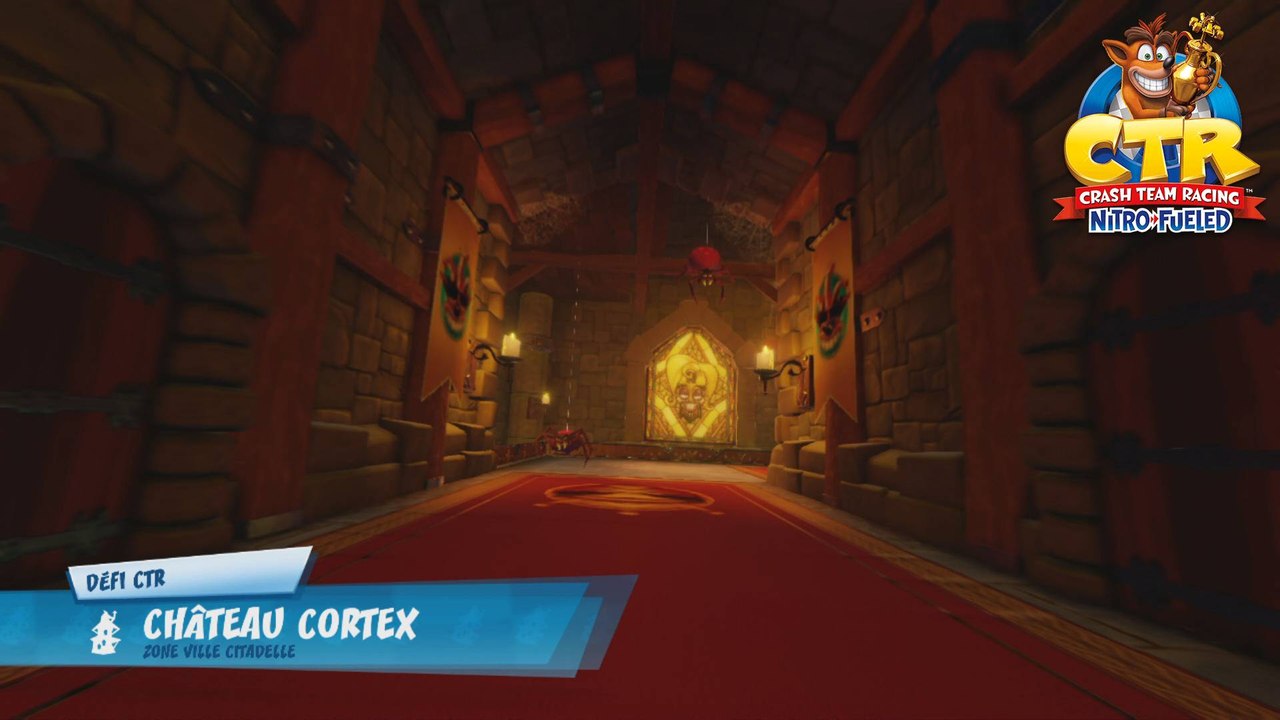 Défi lettres CTR - Château Cortex : guide Crash Team Racing Nitro-Fueled