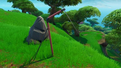 Fortnite : Utiliser un geyser, un module d'aération et une tyrolienne