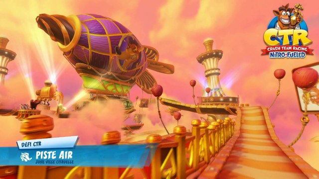 Défi lettres CTR - Piste Air : guide Crash Team Racing Nitro-Fueled