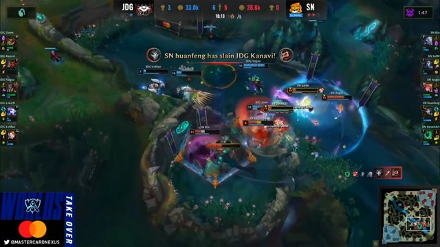 Recap du Jour 10 des Worlds 2020 de LoL : quart de finale JD Gaming vs Suning