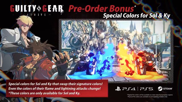 Le nouveau trailer de Guilty Gear Strive est sorti !