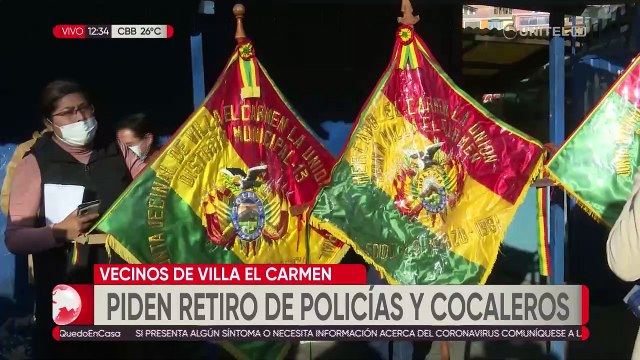 Vecinos de Villa El Carmen piden policías y cocaleros retirarse de la zona y evitar más conflictos