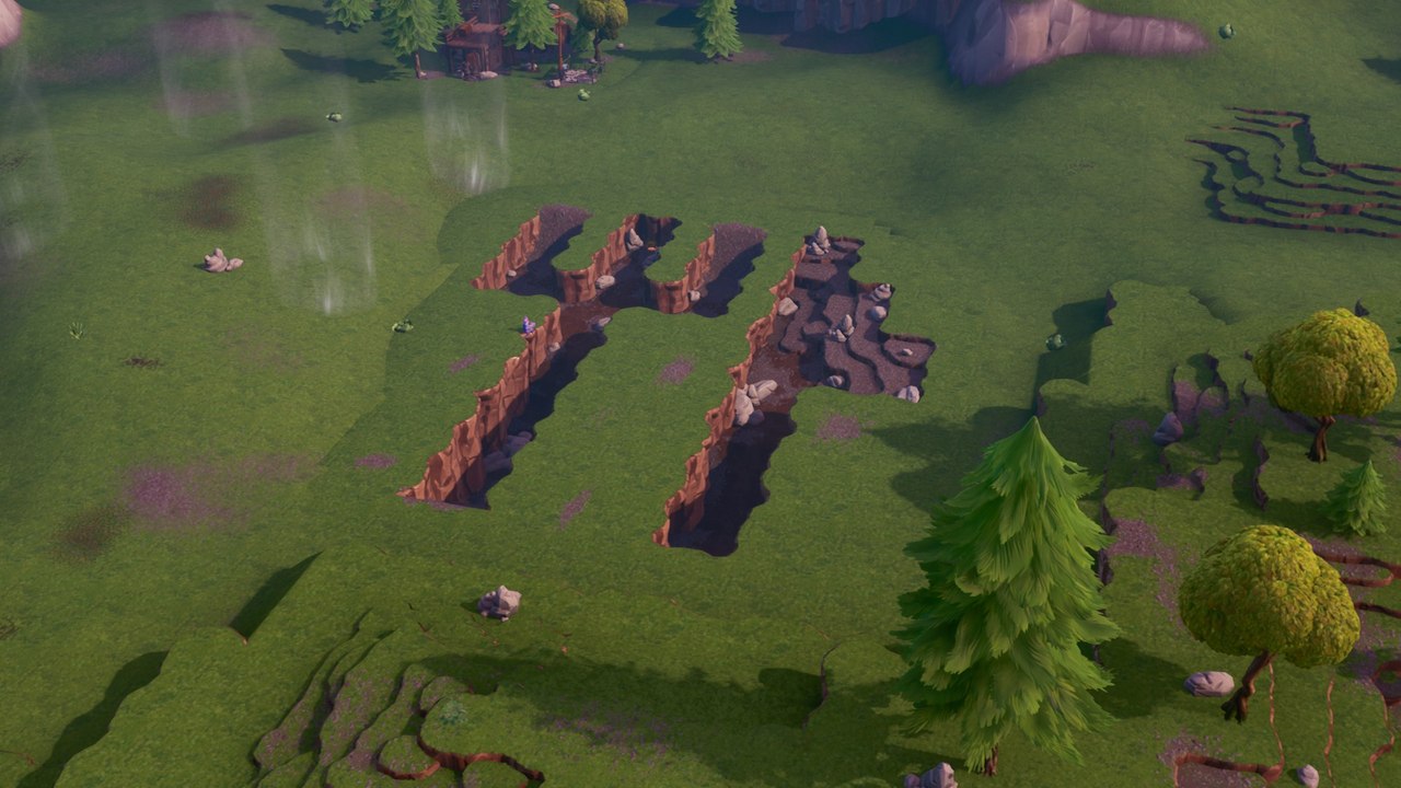 Fortnite : téléphone à cadran, une fourchette et couteau, maison en hauteur