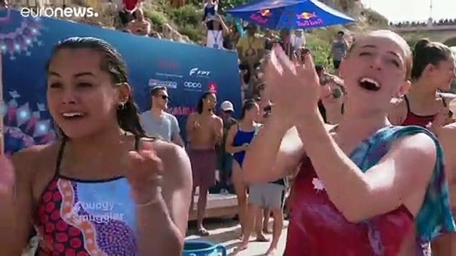 Rhiannan Ifflande Gary Hunt só sabem ganhar na série mundial de saltos para a água